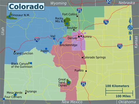 map of colorado cities|Regions and Cities .
